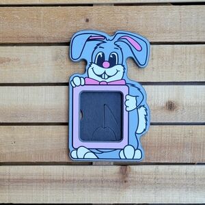 Vintage Easter Bunny 3x3 Picture Frame By Yankee Plank Company USA